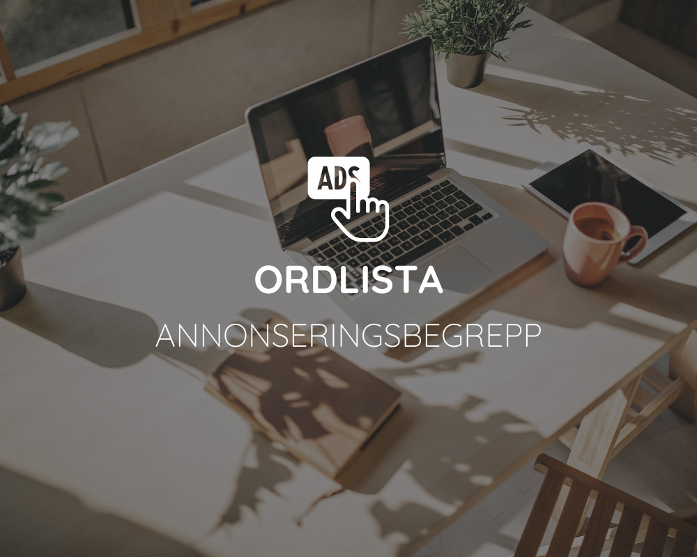 Ordlista över annonseringsbegrepp