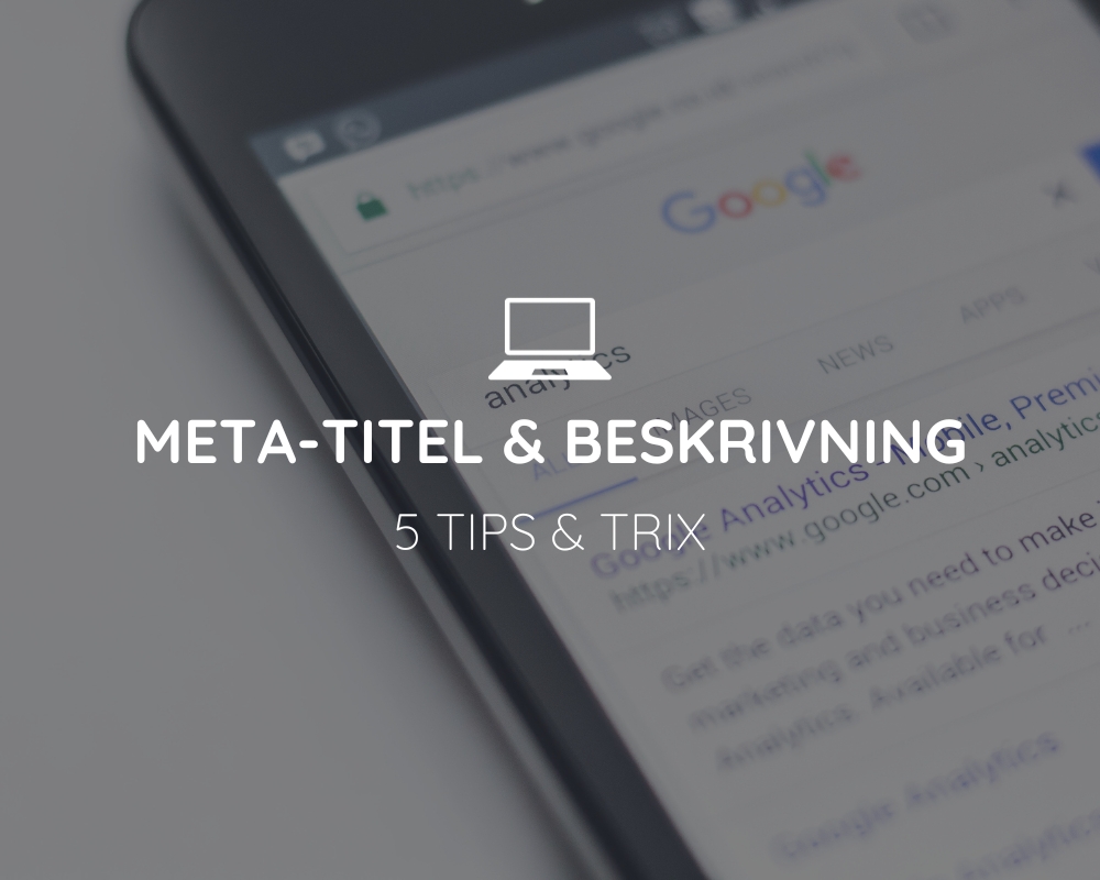 5 tips för meta-titlar och meta-beskrivningar