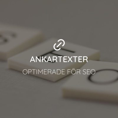 Optimera ankartexter för SEO