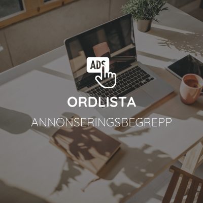Ordlista över annonseringsbegrepp