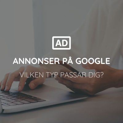 Annonsformer på Google ads