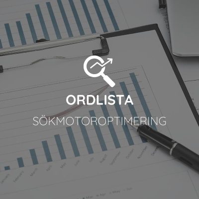 ordlista sökmotoroptimering seo